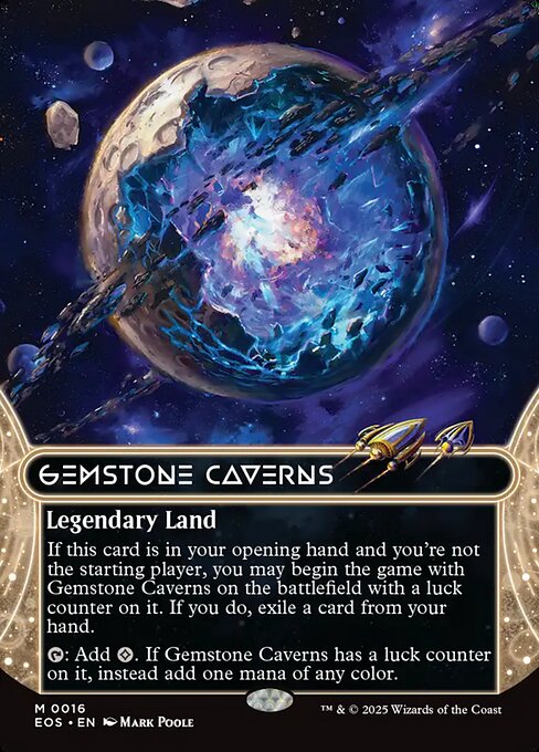 【ボーダレス】【EN】宝石の洞窟/Gemstone Caverns [EOS] 土地M No.16