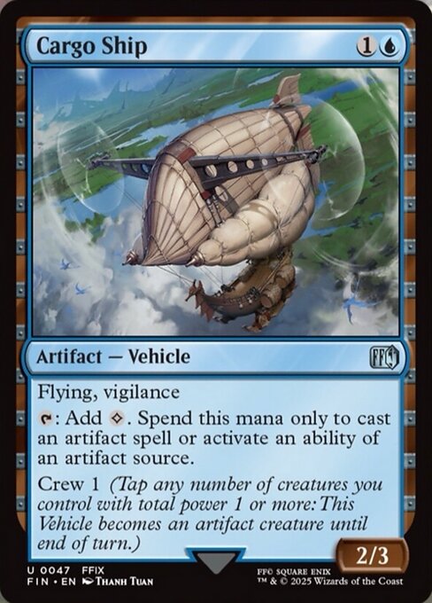 【Foil】【EN】カーゴシップ/Cargo Ship [FIN] 青U No.47
