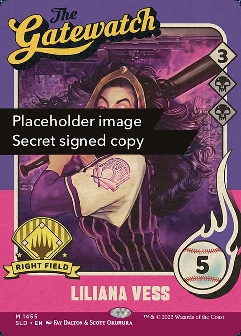【フルアート】【Foil】【EN】Liliana Vess // Liliana Vess [SLD] 白M No.747