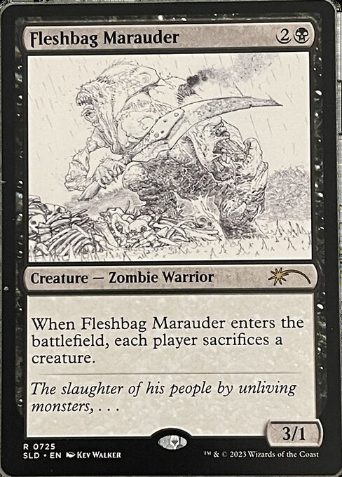 【Foil】【EN】肉袋の匪賊/Fleshbag Marauder [SLD] 黒R No.725