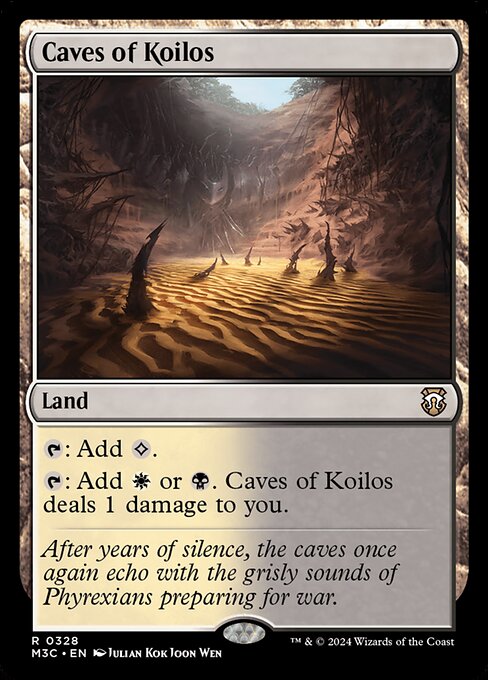 【リップルFoil】【EN】コイロスの洞窟/Caves of Koilos [M3C] 無R No.328