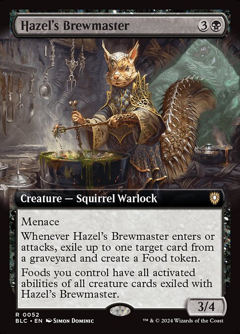 【Foil】【EN】ヘイゼルの醸造主/Hazel's Brewmaster [BLC] 黒R No.52