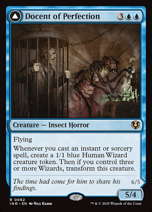 【Foil】【EN】Docent of Perfection // Final Iteration [INR] 青R No.62