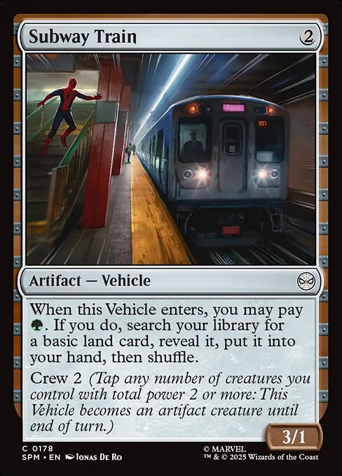【EN】地下鉄/Subway Train [SPM] 茶C No.178