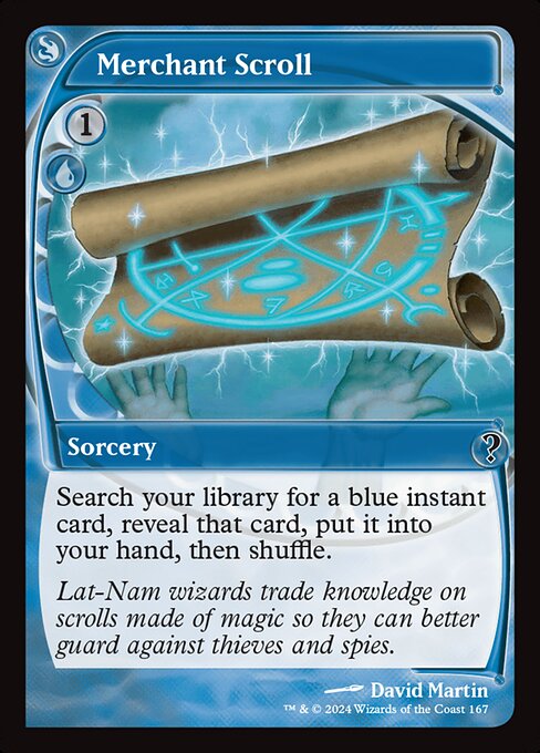 【Foil】【EN】商人の巻物/Merchant Scroll [MB2] 青C No.167