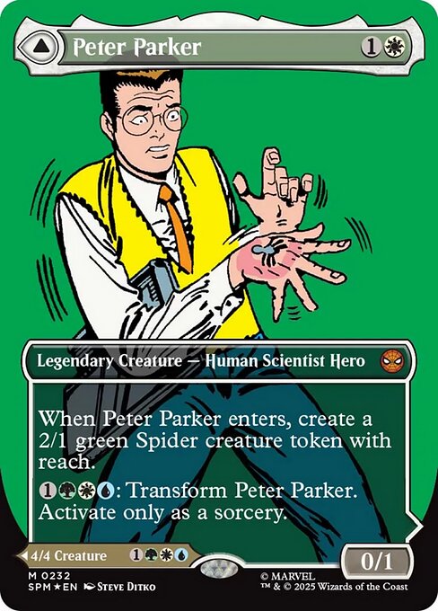 【ボーダレス】【Foil】【EN】ピーター・パーカー // アメイジング・スパイダーマン/Peter Parker // Amazing Spider-Man [SPM] 白M No.232