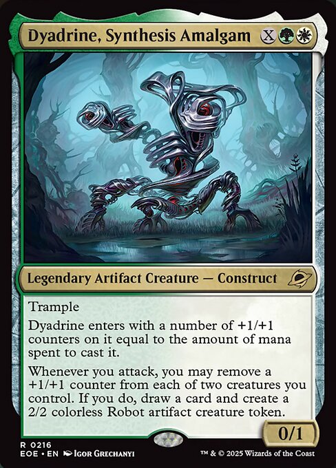 【Foil】【EN】混合成体、ダイアドライン/Dyadrine, Synthesis Amalgam [EOE] 金R No.216
