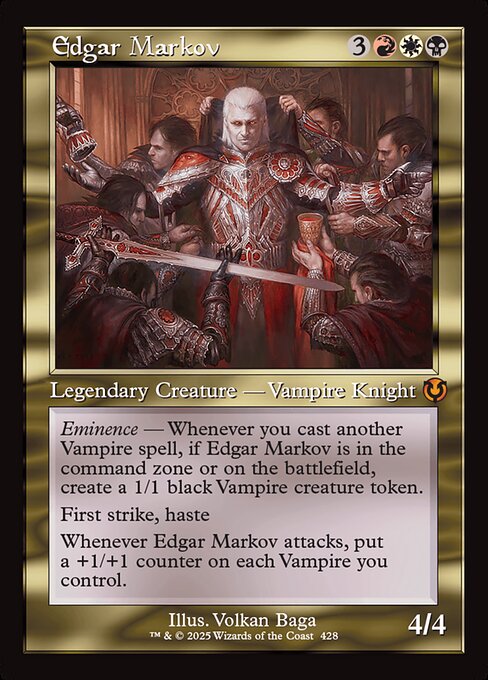 【Foil】【EN】エドガー・マルコフ/Edgar Markov [INR] 金M No.428