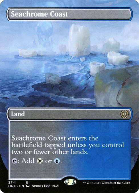 【ボーダレス】【Foil】【EN】金属海の沿岸/Seachrome Coast [ONE] 無R No.374