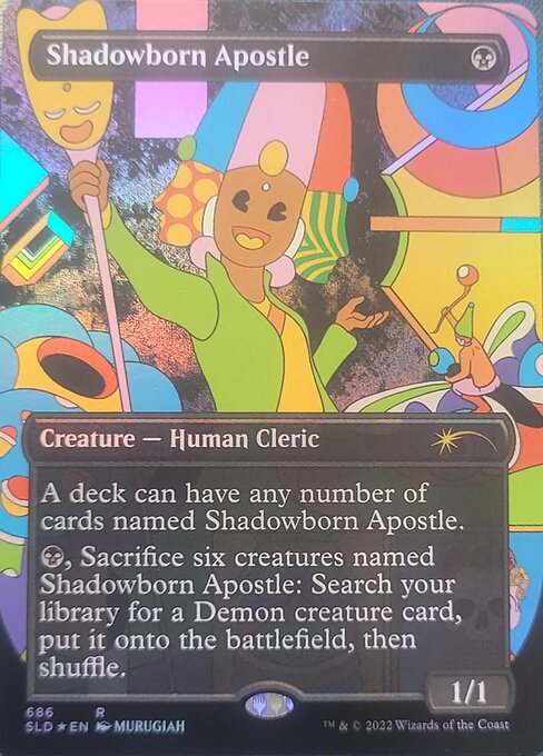 【Foil】【EN】影生まれの使徒/Shadowborn Apostle [SLD] 黒R No.686
