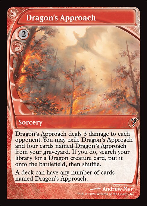 【Foil】【EN】ドラゴンの接近/Dragon's Approach [MB2] 赤C No.246