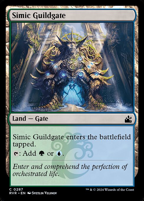 【Foil】【EN】シミックのギルド門/Simic Guildgate [RVR] 無C No.287
