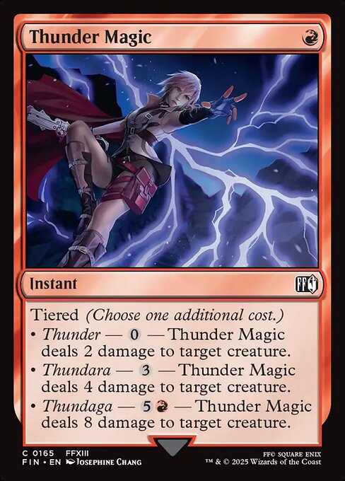 【EN】雷魔法/Thunder Magic [FIN] 赤C No.165