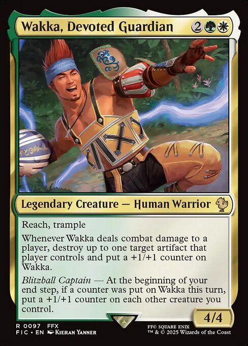 【EN】敬虔なガード、ワッカ/Wakka, Devoted Guardian [FIC] 金R No.97