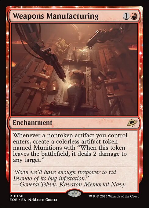 【Foil】【EN】武器製造/Weapons Manufacturing [EOE] 赤R No.168