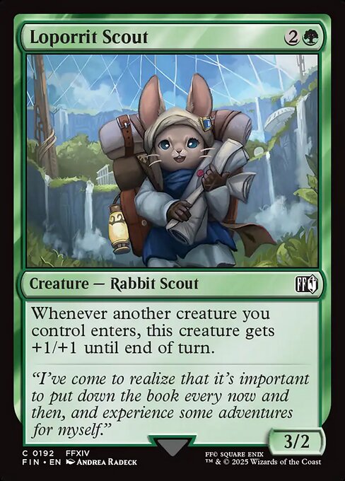 【EN】レポリット族の斥候/Loporrit Scout [FIN] 緑C No.192
