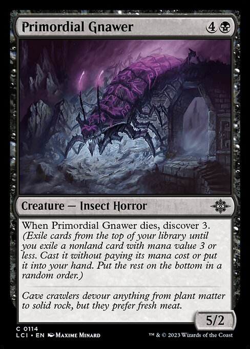 【Foil】【EN】始源の齧り虫/Primordial Gnawer [LCI] 黒C No.114