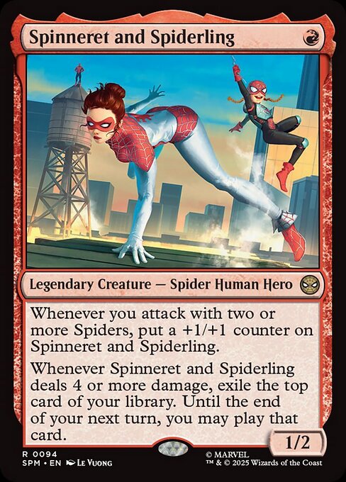 【EN】スピナレットとスパイダリング/Spinneret and Spiderling [SPM] 赤R No.94