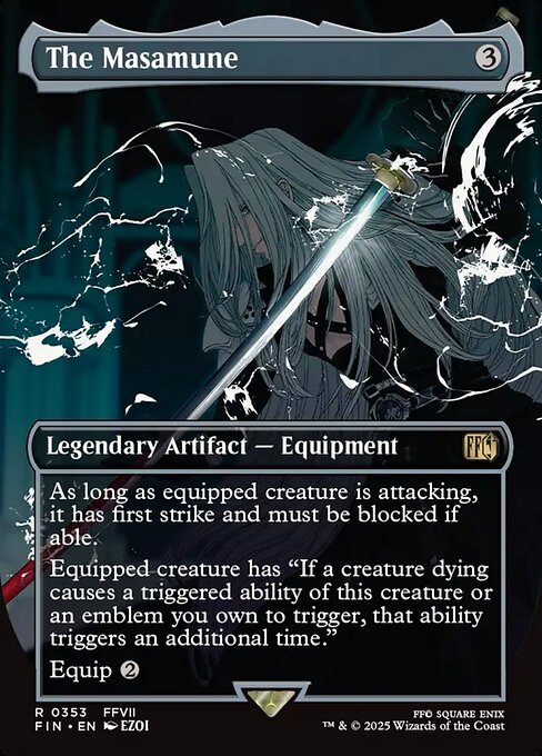 【ボーダーレス】【Foil】【EN】正宗/The Masamune [FIN] 茶R No.353