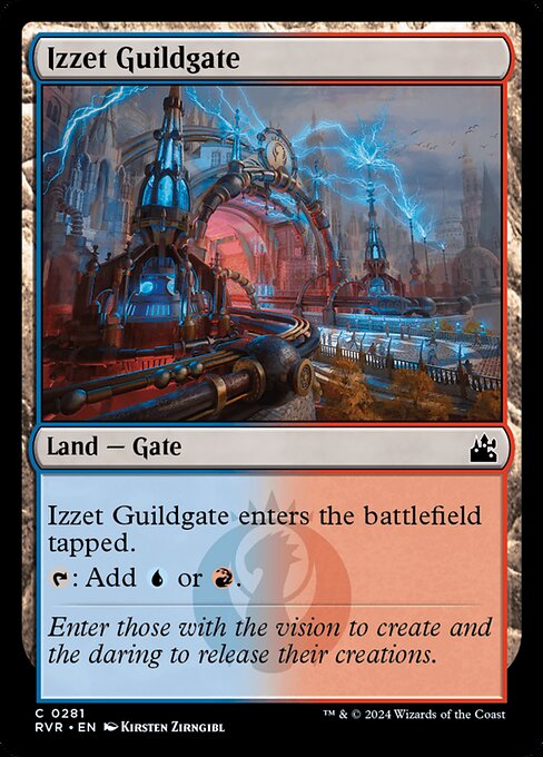 【Foil】【EN】イゼットのギルド門/Izzet Guildgate [RVR] 無C No.281