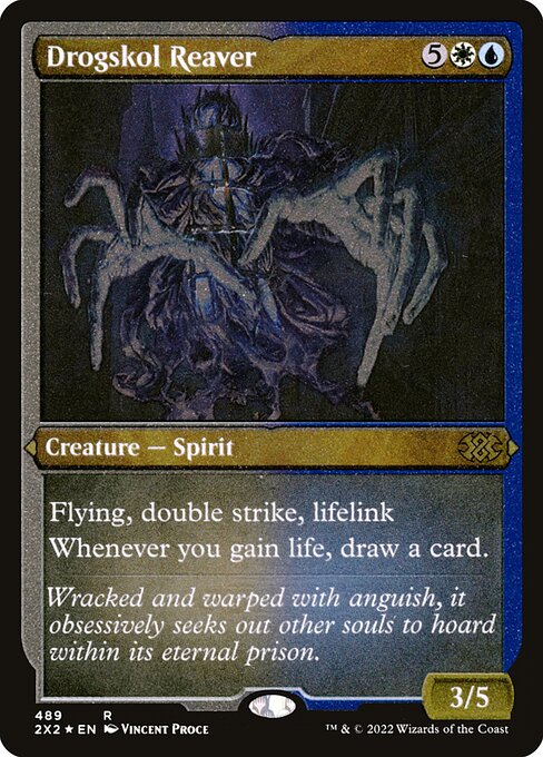 【エッチングFoil】【EN】ドラグスコルの肉裂き/Drogskol Reaver [2X2] 金R No.489