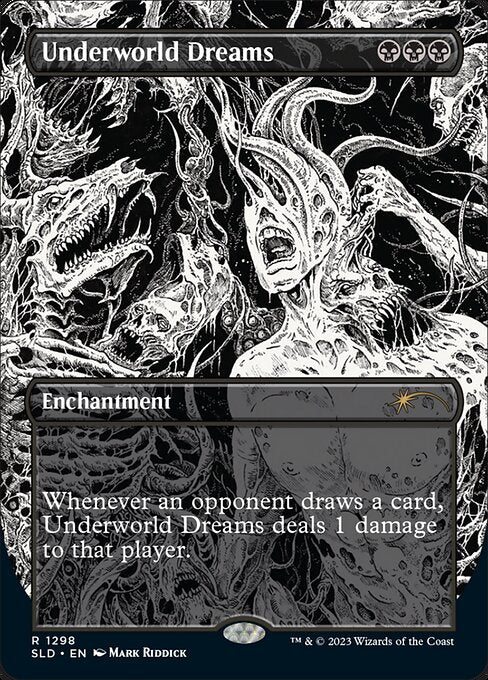 【ボーダレス】【Foil】【EN】地獄界の夢/Underworld Dreams [SLD] 黒R No.1298