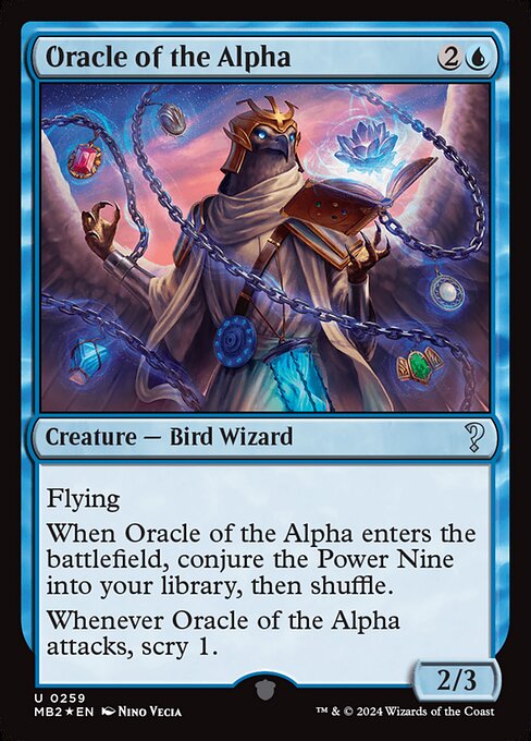 【Foil】【EN】頭目の神官/Oracle of the Alpha [MB2] 青U No.259
