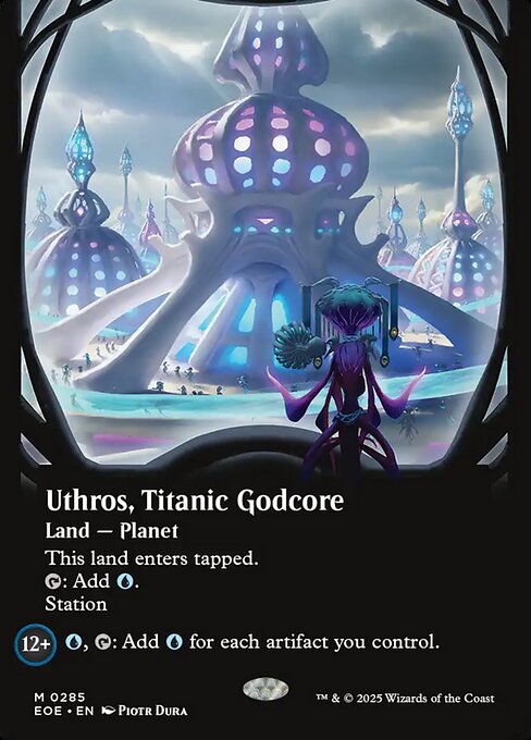 【ボーダレス】【EN】巨大な神核、ウスロス/Uthros, Titanic Godcore [EOE] 土地M No.285
