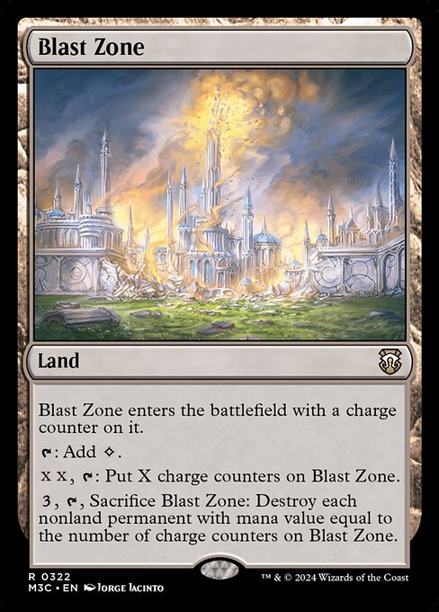 【リップルFoil】【EN】爆発域/Blast Zone [M3C] 無R No.322