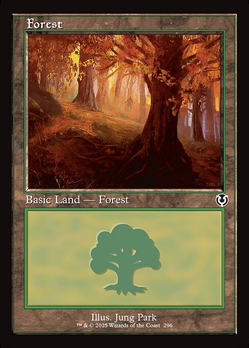 【Foil】【EN】森/Forest [INR] 土地C No.296