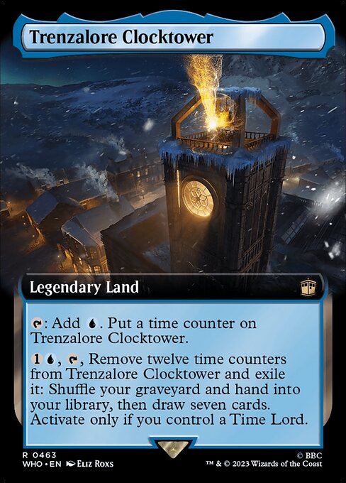 【拡張アート】【Foil】【EN】トレンザロアの時計塔/Trenzalore Clocktower [WHO] 無R No.463