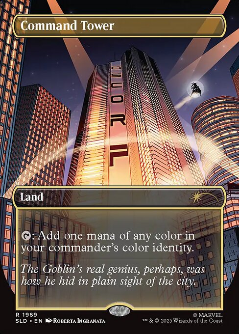 【ボーダレス】【Foil】【EN】統率の塔/Command Tower [SLD] 土地R No.1989