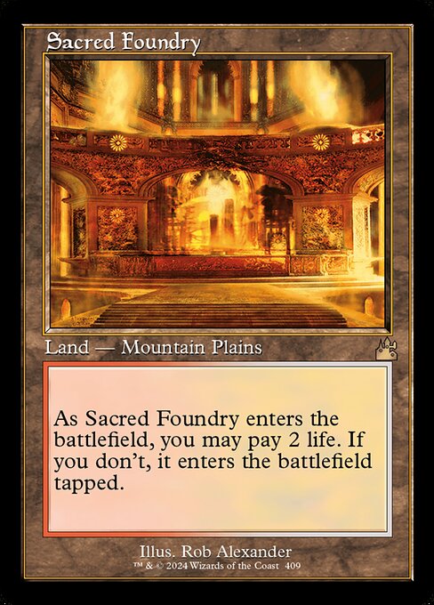 【旧枠】【EN】聖なる鋳造所/Sacred Foundry [RVR] 無R No.409