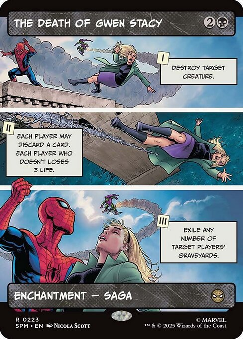 【ボーダレス】【EN】グウェン・ステイシーの死/The Death of Gwen Stacy [SPM] 黒R No.223