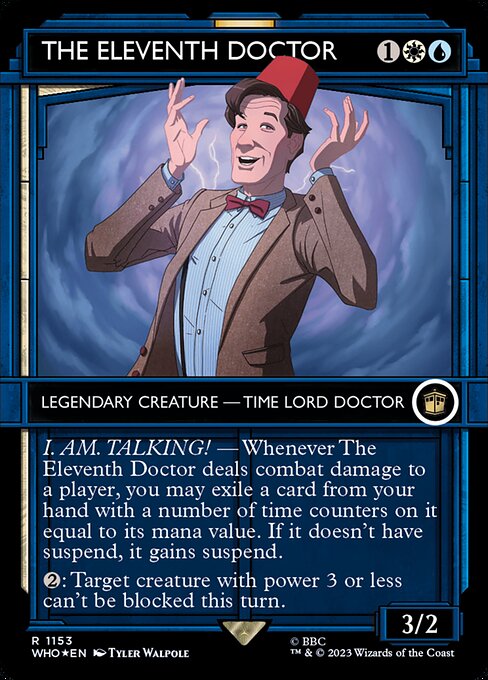 【サージFoil】【ショーケース】【Foil】【EN】11代目ドクター/The Eleventh Doctor [WHO] 金R No.1153