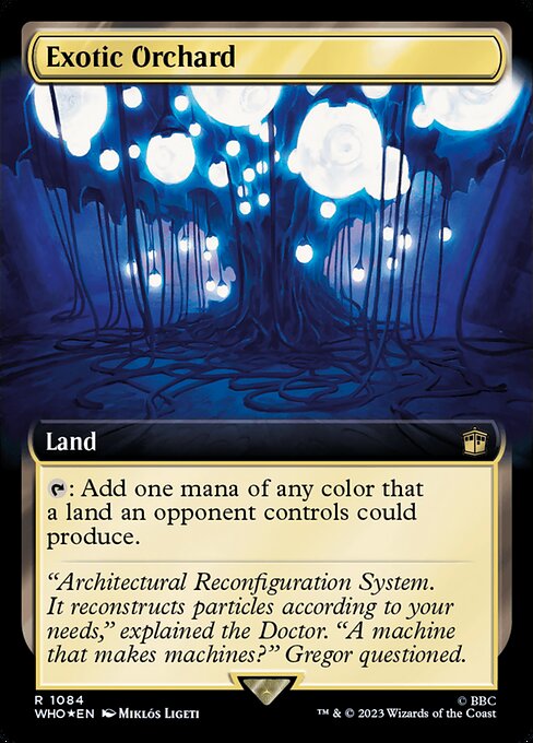 【サージFoil】【拡張アート】【Foil】【EN】風変わりな果樹園/Exotic Orchard [WHO] 無R No.1084