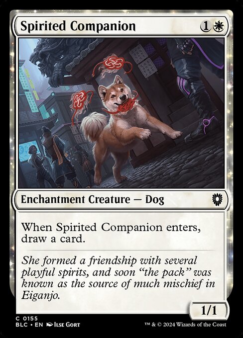 【EN】神憑く相棒/Spirited Companion [BLC] 白C No.155