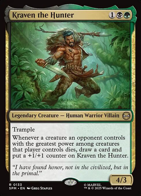 【EN】クレイヴン・ザ・ハンター/Kraven the Hunter [SPM] 金R No.133