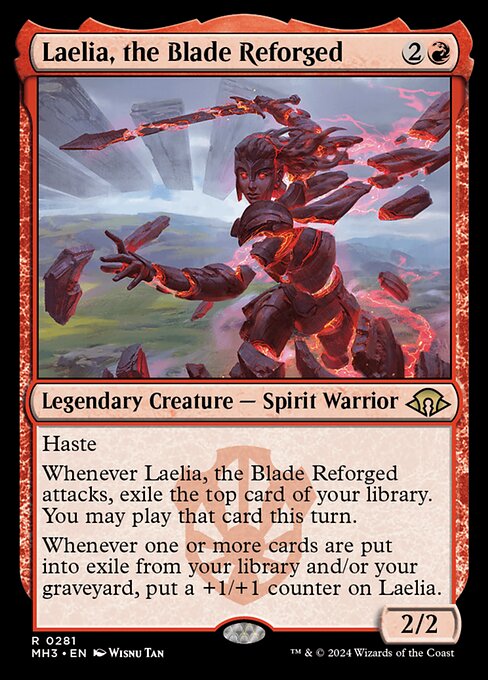 【EN】再鍛の刃、ラエリア/Laelia, the Blade Reforged [MH3] 赤R No.281