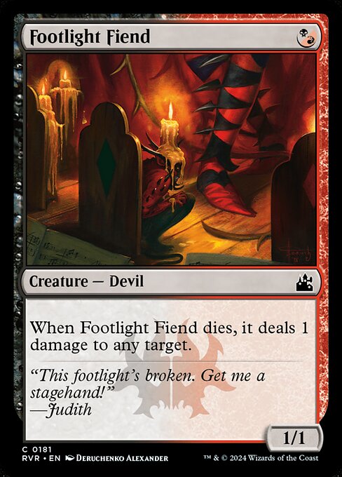 【EN】脚光の悪鬼/Footlight Fiend [RVR] 混C No.181