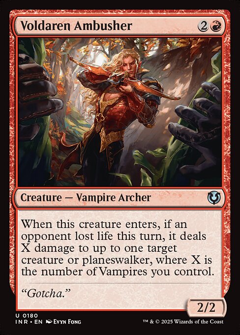 【Foil】【EN】ヴォルダーレンの伏兵/Voldaren Ambusher [INR] 赤U No.180