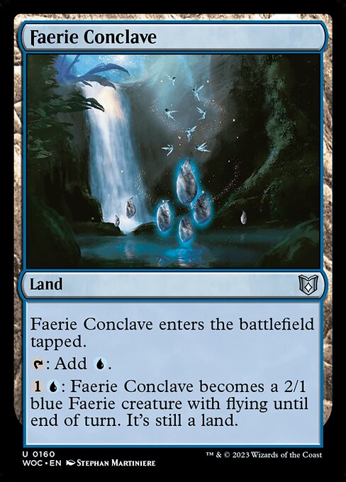 【EN】フェアリーの集会場/Faerie Conclave [WOC] 無U No.160