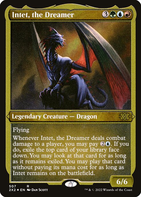 【エッチングFoil】【EN】夢見るものインテット/Intet, the Dreamer [2X2] 金R No.507