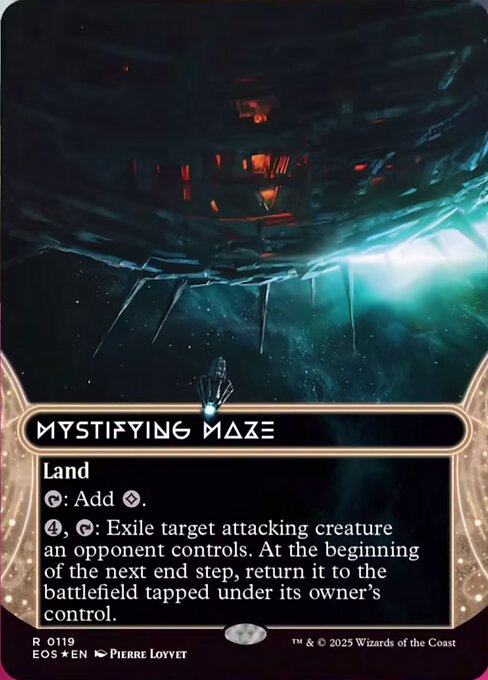 【ボーダレス】【ギャラクシーFoil】【EN】惑いの迷路/Mystifying Maze [EOS] 土地R No.119