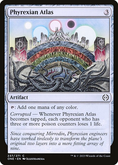 【EN】ファイレクシアの大地図/Phyrexian Atlas [ONE] 茶C No.237