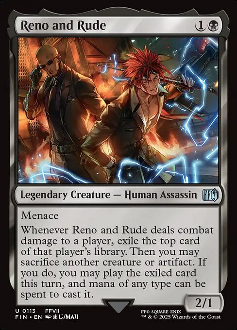 【EN】レノとルード/Reno and Rude [FIN] 黒U No.113