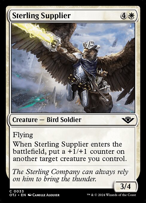 【Foil】【EN】スターリング社の納品者/Sterling Supplier [OTJ] 白C No.33