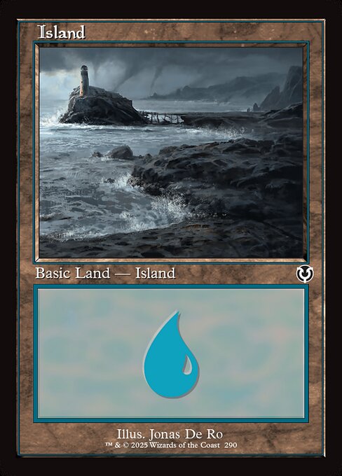 【Foil】【EN】島/Island [INR] 土地C No.290