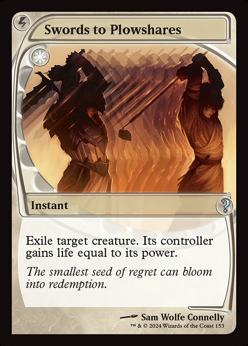【Foil】【EN】剣を鍬に/Swords to Plowshares [MB2] 白U No.153