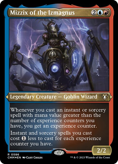 【エッチングFoil】【EN】イズマグナスのミジックス/Mizzix of the Izmagnus [CMM] 金R No.586